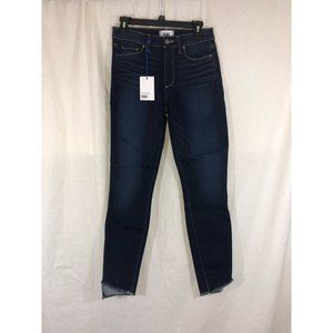 PAIGE Hoxton Ankle Skinny Jeans in Adonis Raw Hem